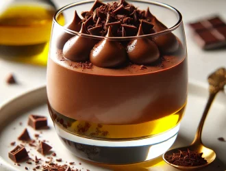 Recette de mousse au chocolat et huile d'olive