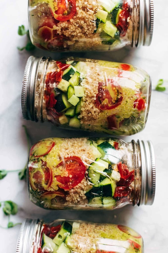 Recette de la Salade de Quinoa Estivale en Bocaux