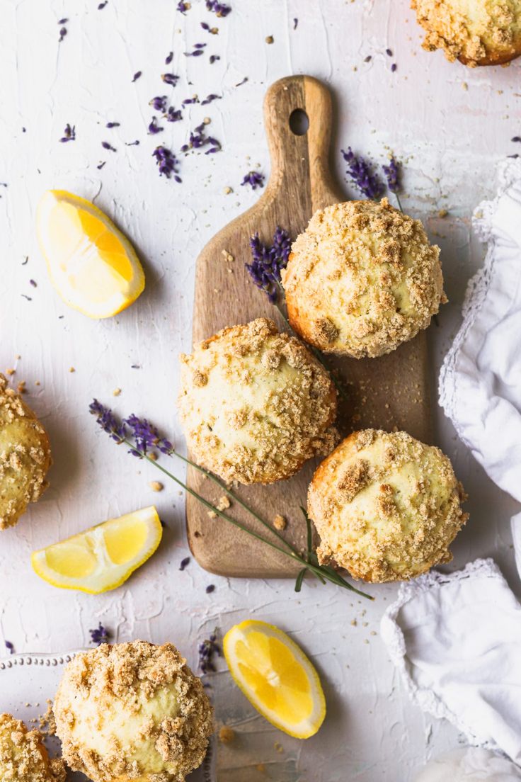 Muffins au Citron et à la Lavande