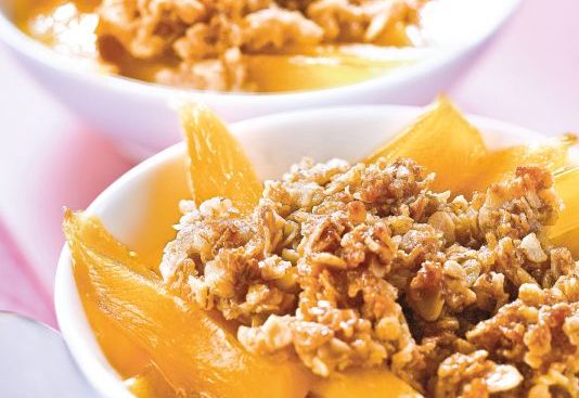 Recette Crumble de mangue