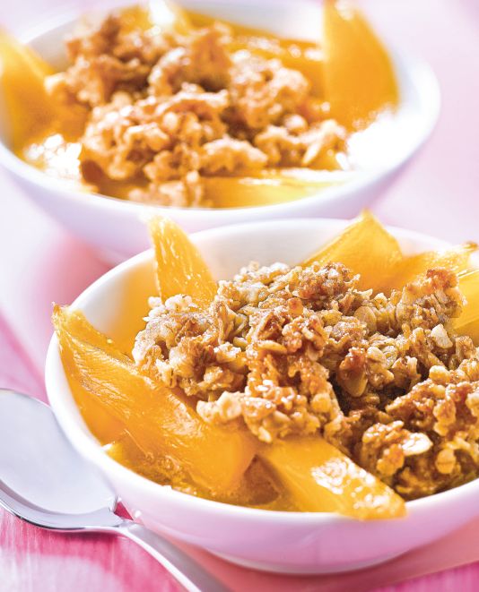 Recette Crumble de mangue