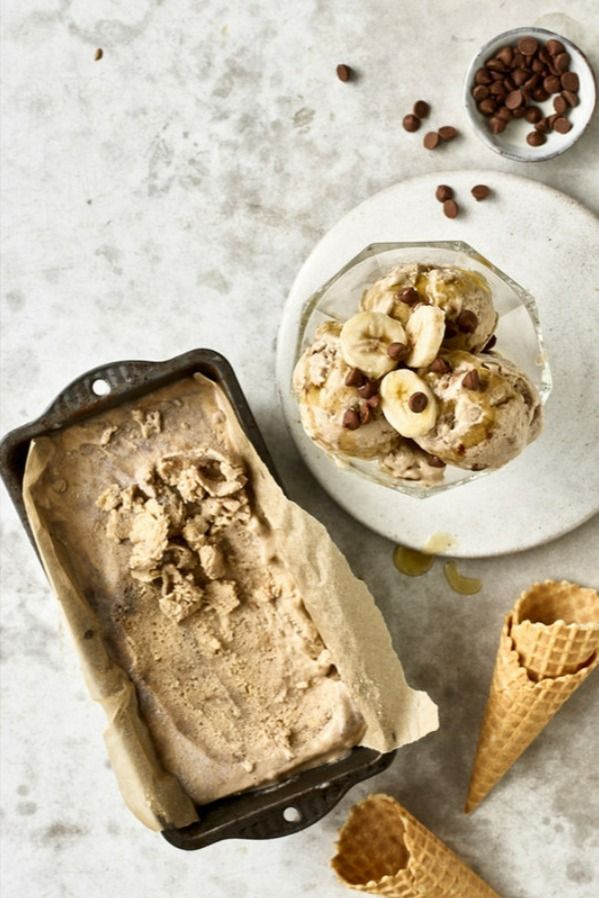 Glace Crémeuse Banane-Cacahuètes