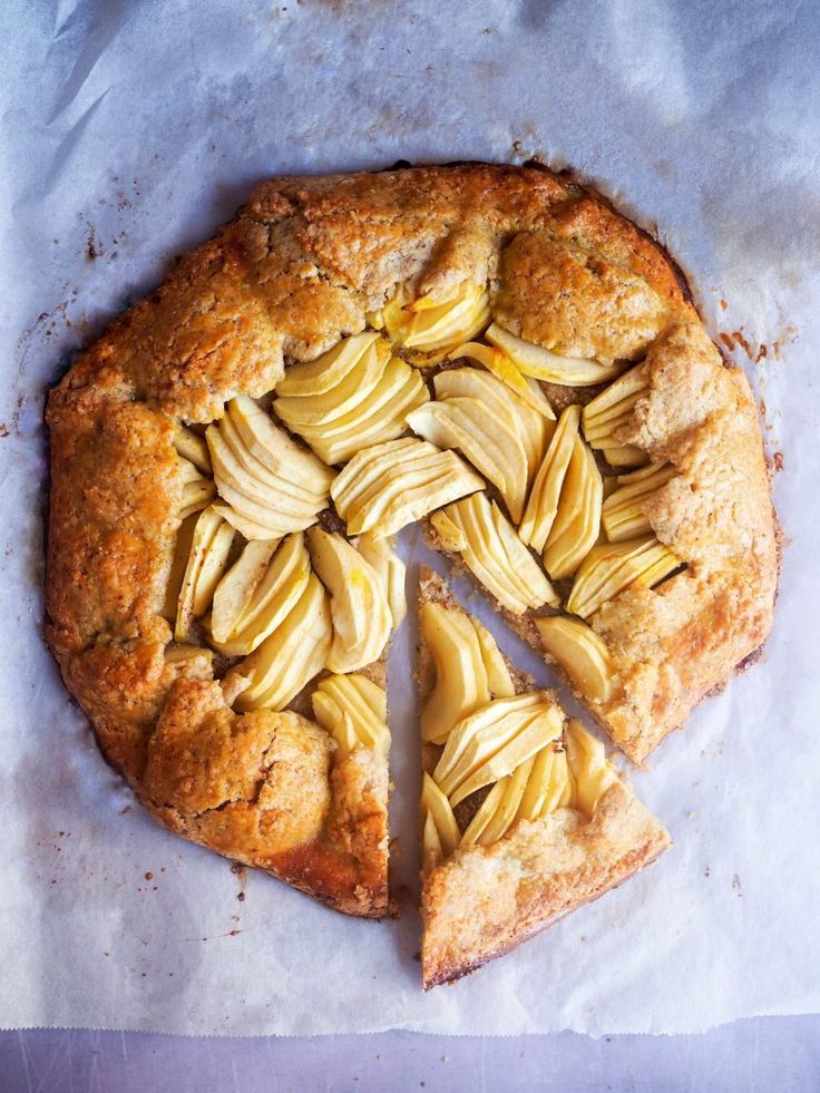 Résultat final de la Tarte rustique aux pommes