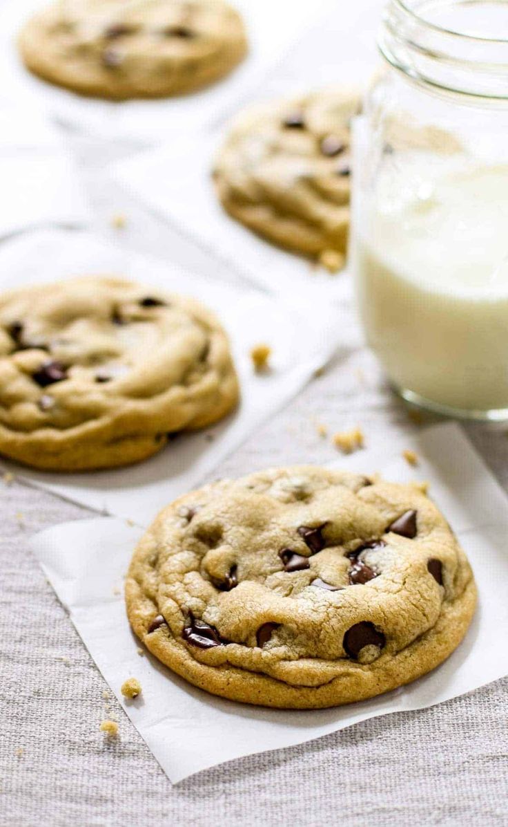 Les meilleurs cookies moelleux aux pépites de chocolat