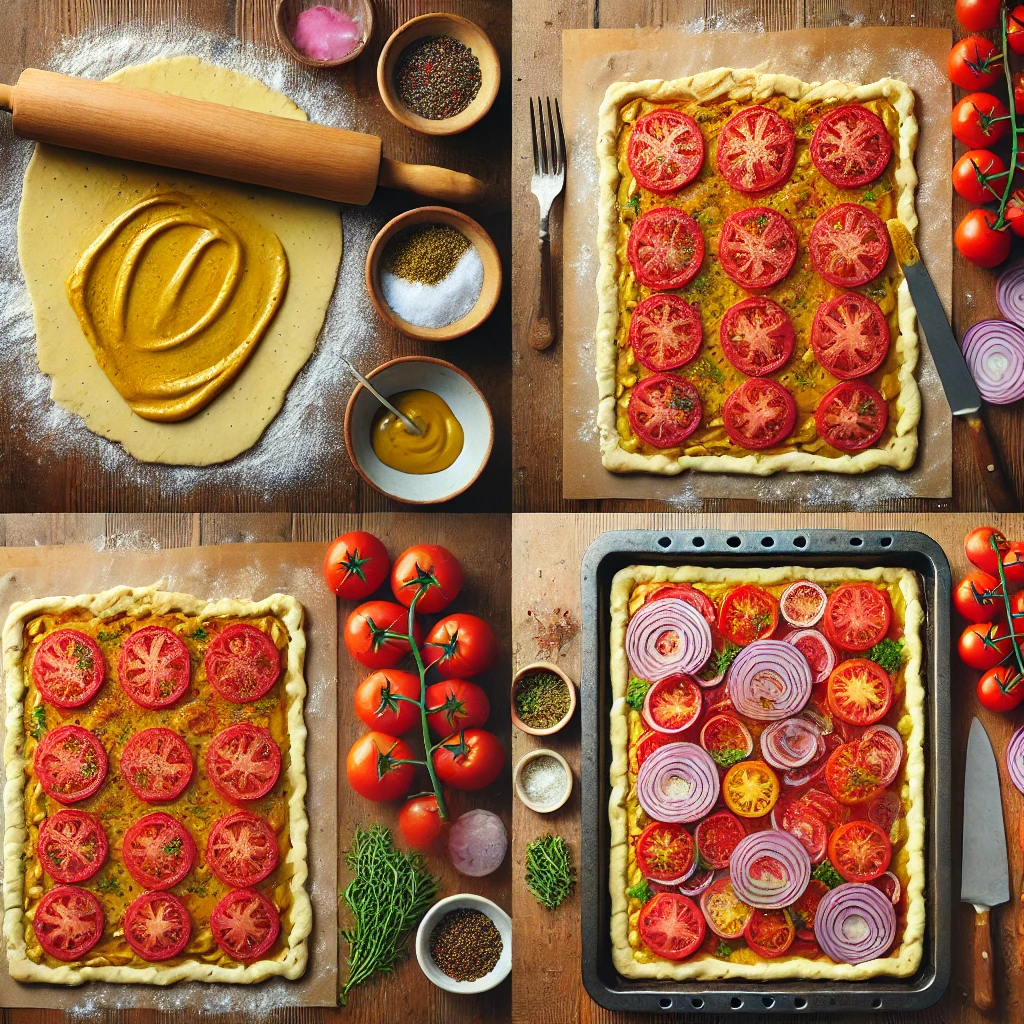 Tarte aux Tomates Végétalienne