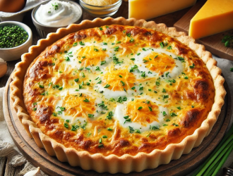 Quiche aux Trois Fromages