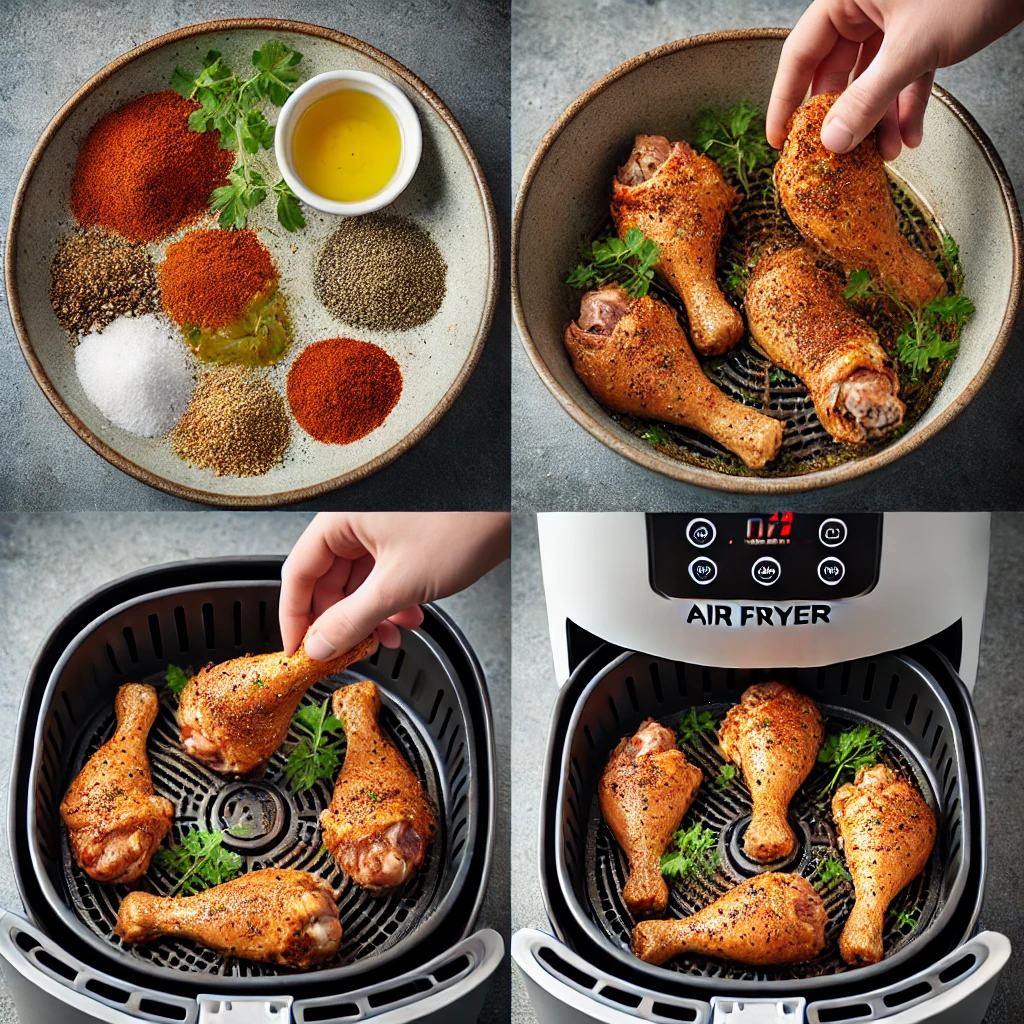 cuisses de poulet dans le Air Fryer