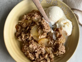 Recette de Crumble aux pommes sans gluten