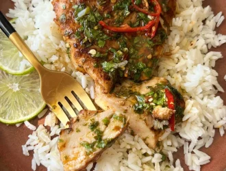 Recette du Poulet au chili et citron vert