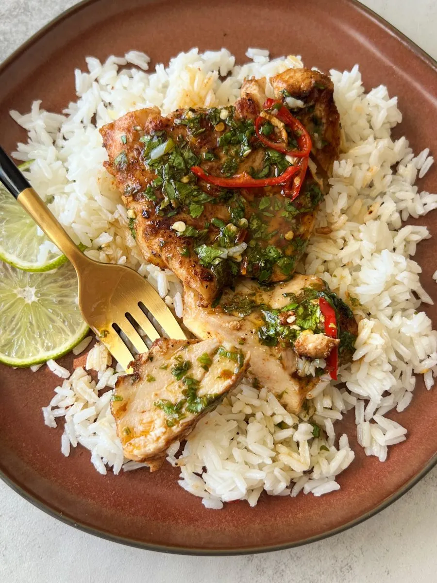 Recette du Poulet au chili et citron vert