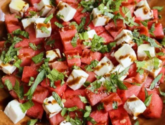 Recette de Salade de pastèque et feta