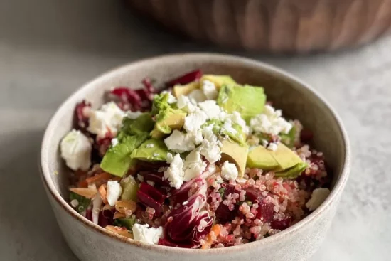 Recette de la Salade de quinoa arc-en-ciel