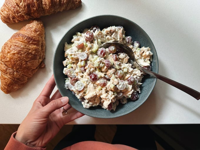 Résultat final de la recette la Salade de poulet délicieuse 