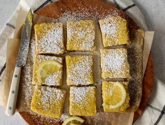 Recette des Barres au citron sans gluten