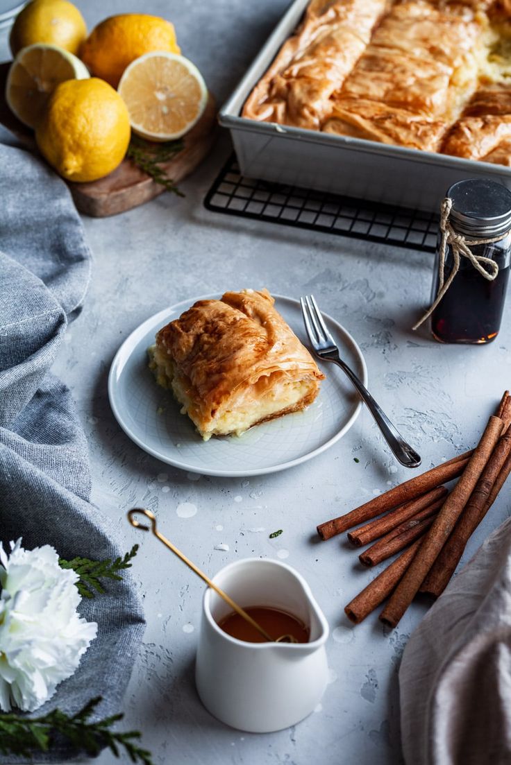 Recette de la Tarte Grecque à la Crème