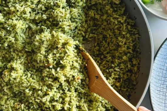 Recette du Riz Vert