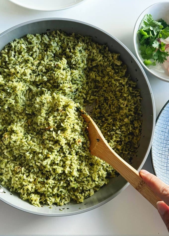 Recette du Riz Vert