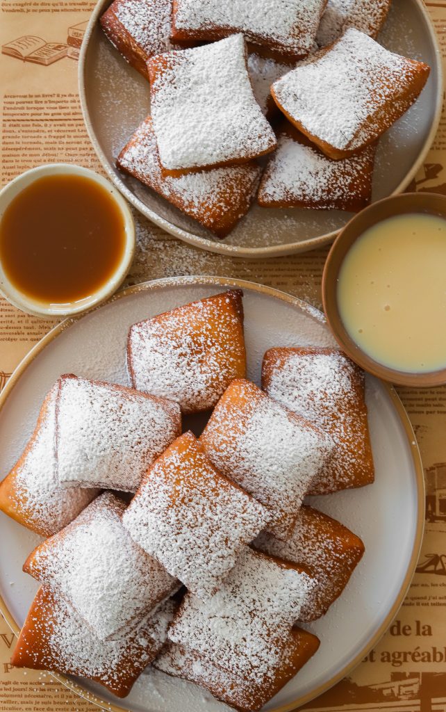 Le plat final des beignets