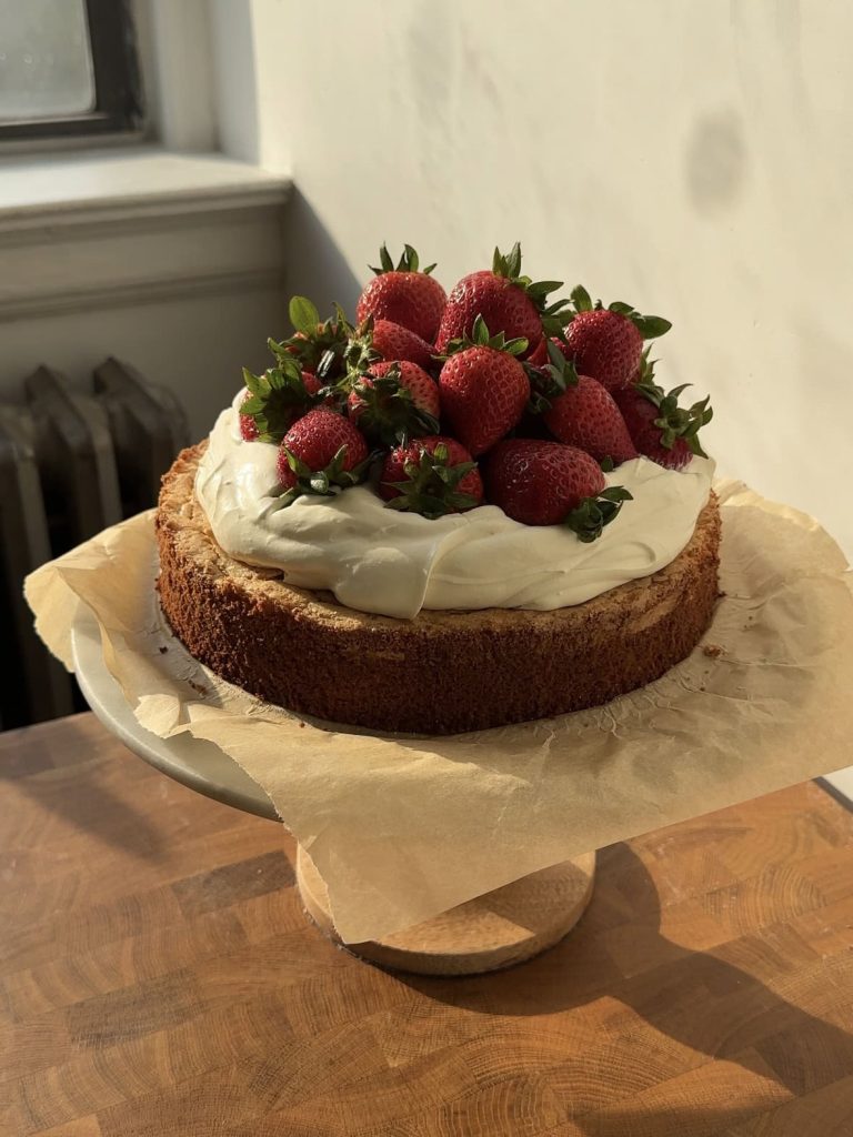 Résultst final de Gâteau aux Fraises et à la Crème