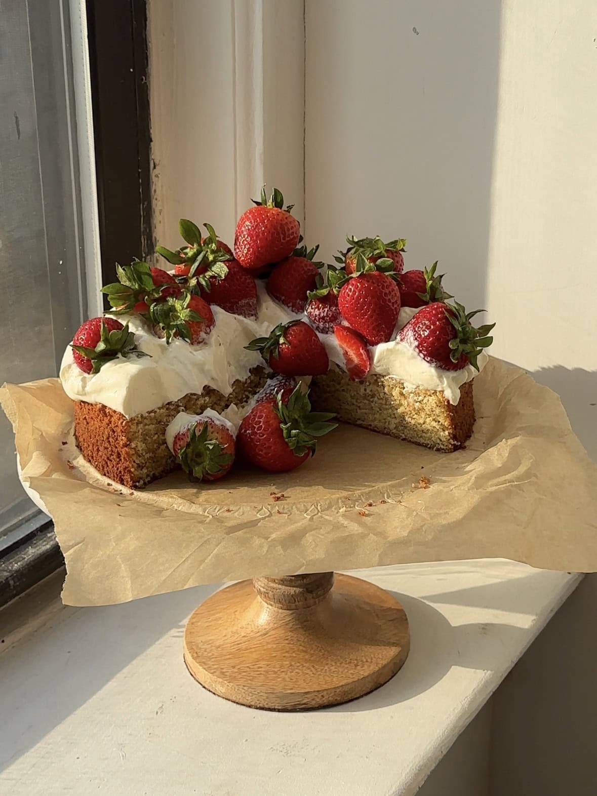 Recette de Gâteau aux Fraises et à la Crème