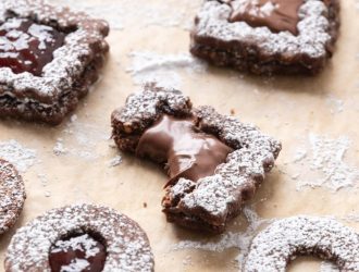 Recette de Biscuits Linzer Chocolat Noisette