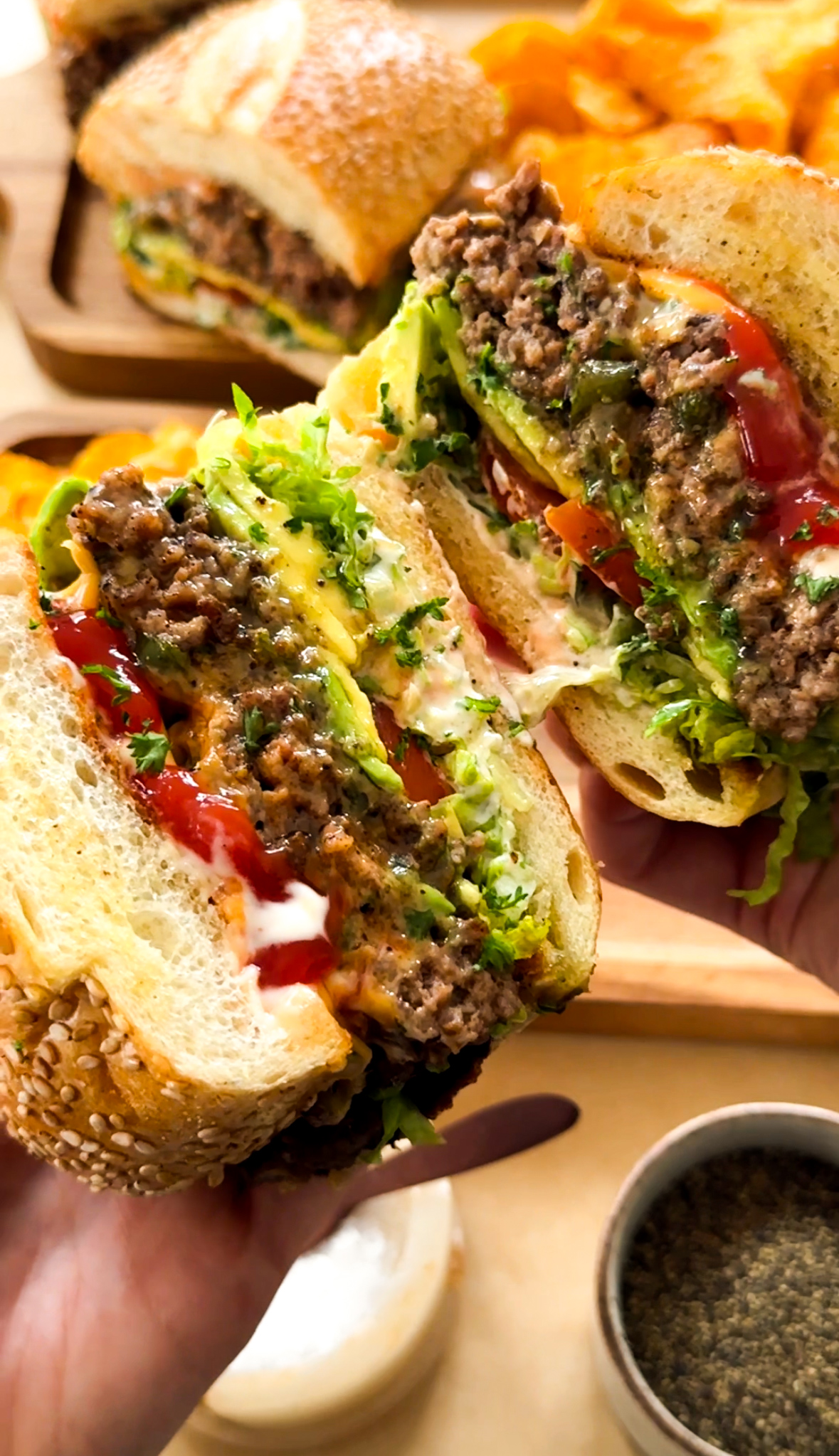 Recette des Chopped Cheese