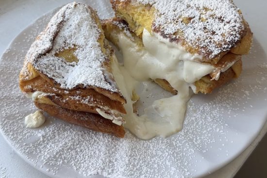 Pain perdu au citron et à la ricotta