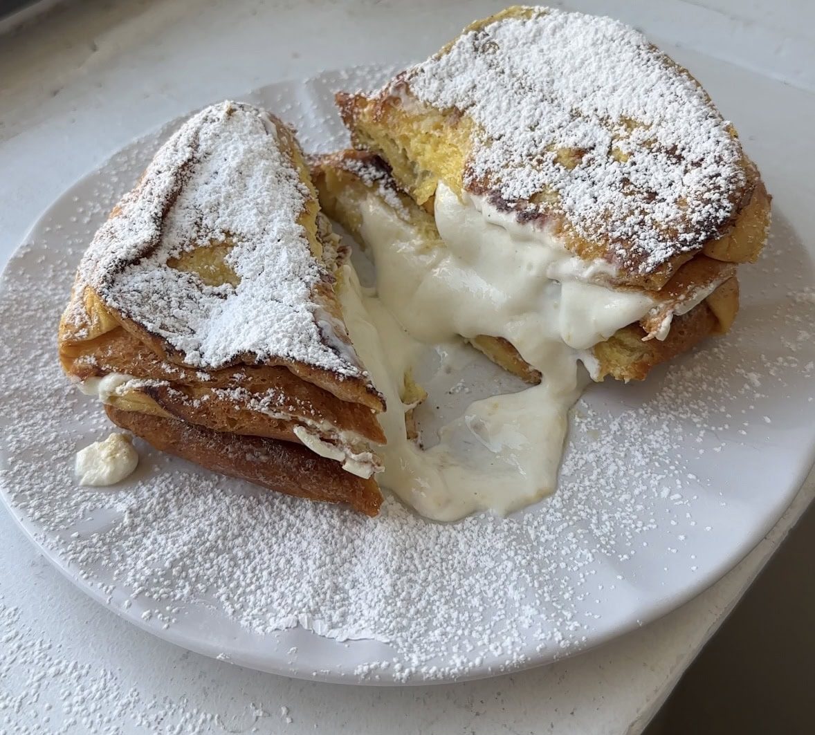 Pain perdu au citron et à la ricotta