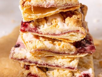 Recette de Prasselkuchen à la framboise