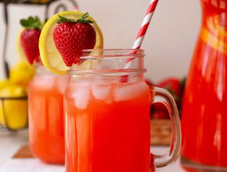 La recette de la Limonade à la Fraise