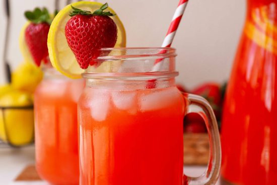 La recette de la Limonade à la Fraise