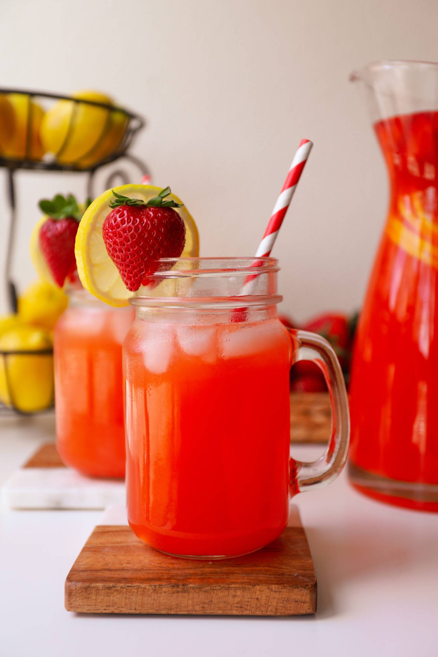 La recette de la Limonade à la Fraise