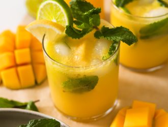 La recette de Mocktail Mojito à la Mangue et à la Menthe