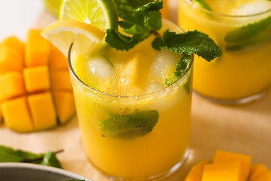 La recette de Mocktail Mojito à la Mangue et à la Menthe