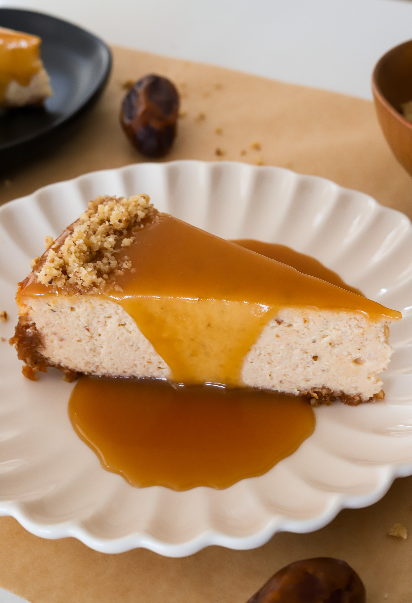 Recette de Cheesecake au Caramel des Dattes