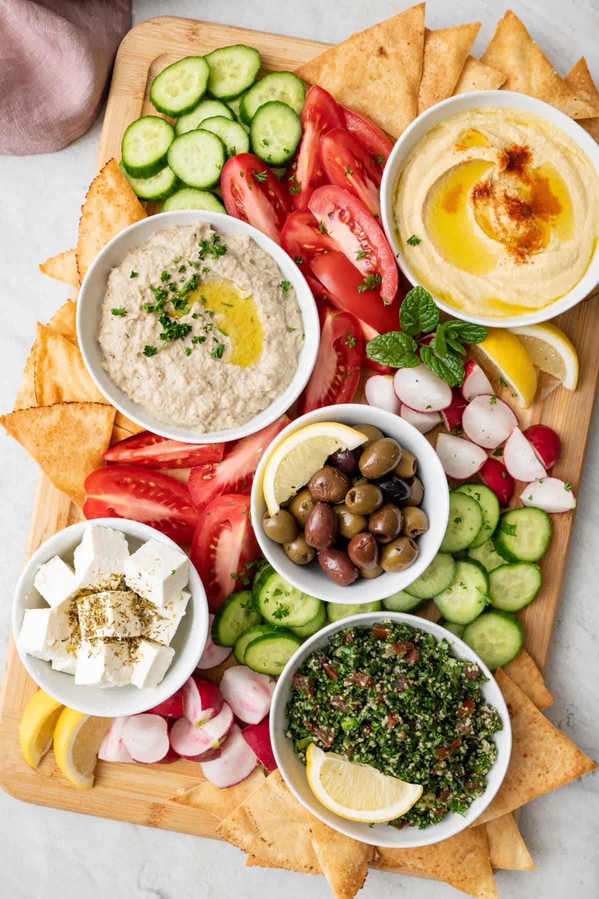 recettedu plateau de mezze