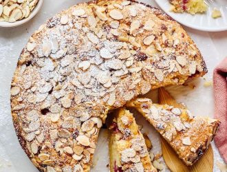 Gâteau Café aux Framboises et Amandes