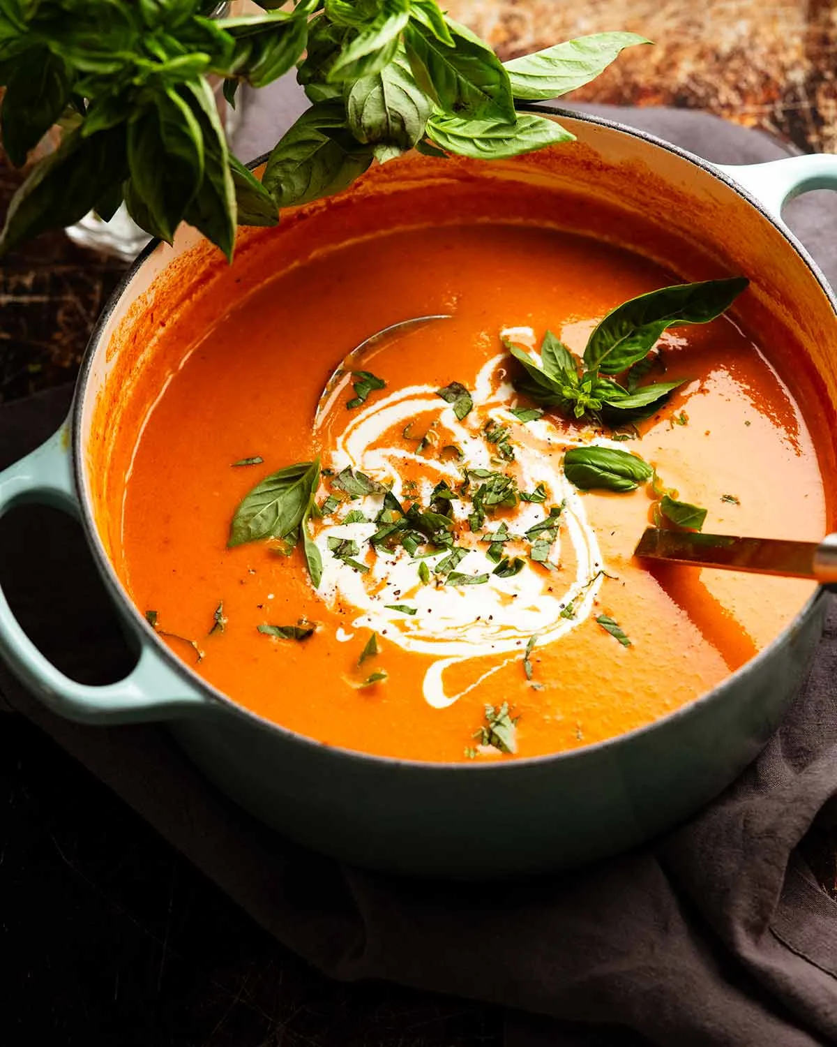 Recette de la Soupe de tomates rôties et fumées