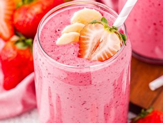 Recette de Smoothie Fraise-Banane