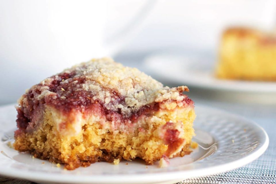 Gâteau au Fromage à la Crème et aux Framboises