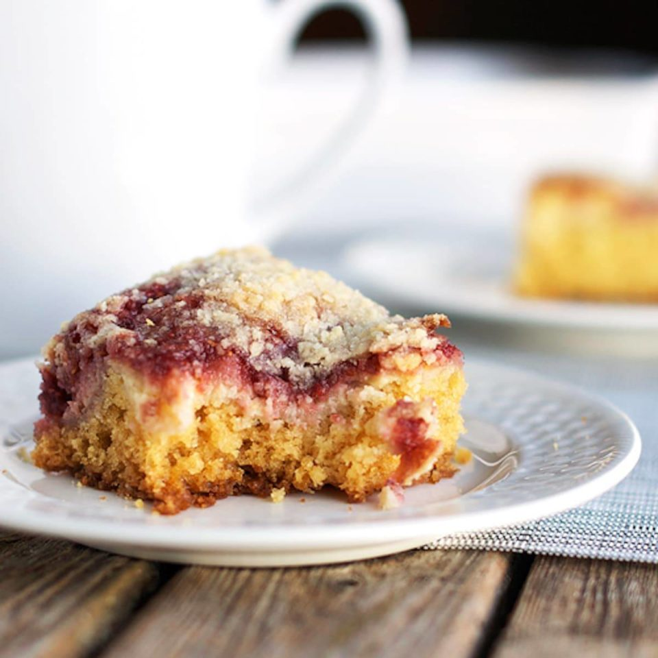 Gâteau au Fromage à la Crème et aux Framboises