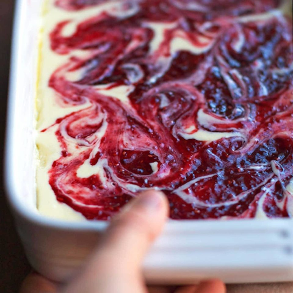 gateau au framboises