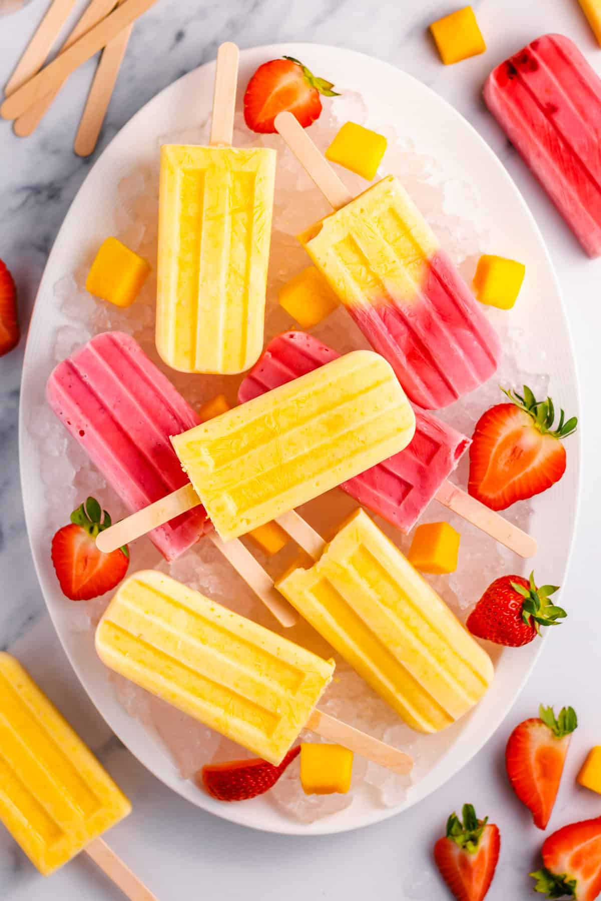 Popsicles à la Mangue Faciles