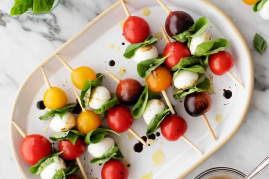 Brochettes Caprese