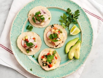 Mini Tacos de Ceviche