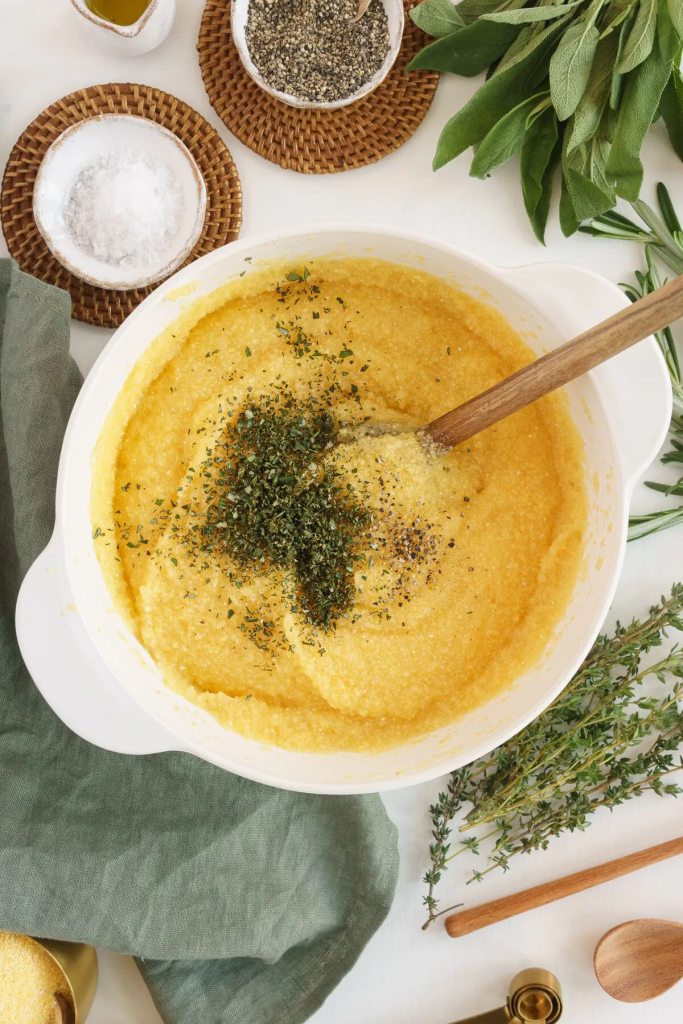 Préparation de la Polenta