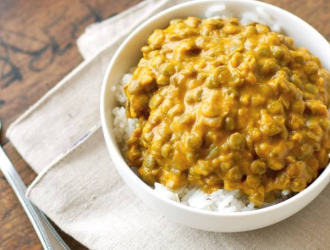 curry de lentilles et courge Kabocha