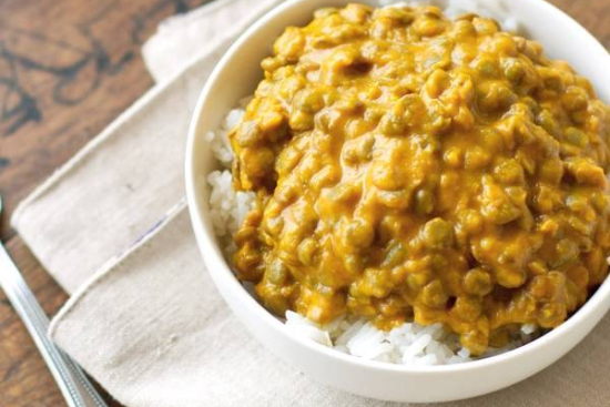 curry de lentilles et courge Kabocha