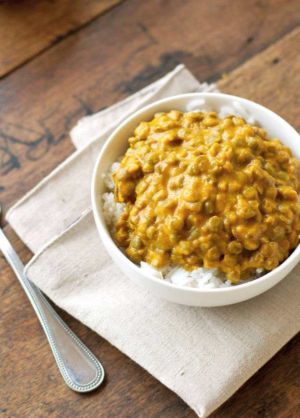 curry de lentilles et courge Kabocha