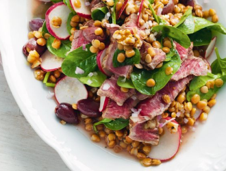 Salade de Bœuf, Lentilles et Noix